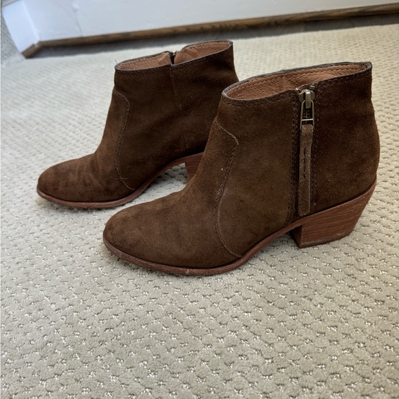 Madewell Suede Ankle Boots size 8.5 - Picture 5 of 8